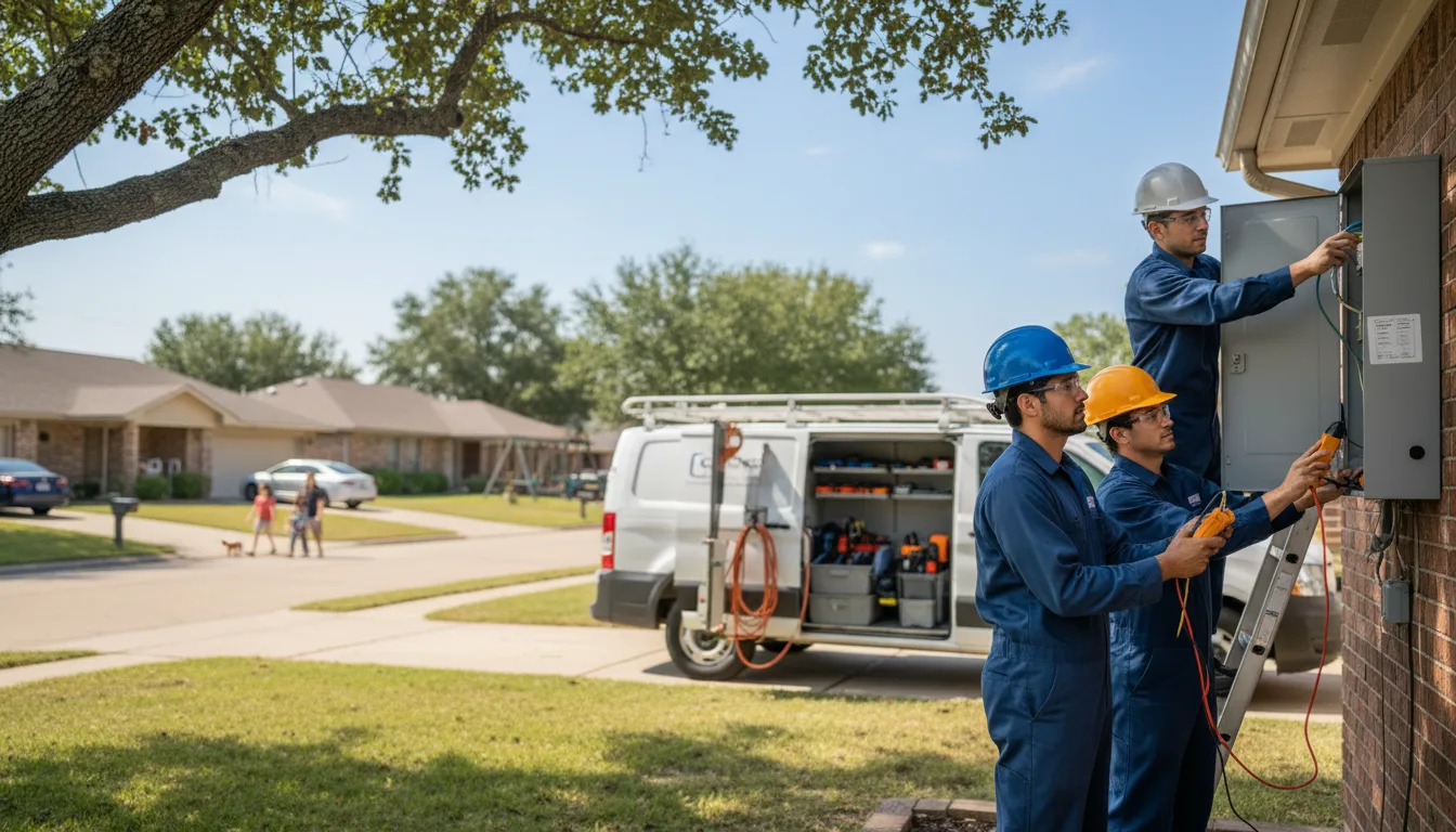 Certified electrician providing emergency electrical services in Santa Elena, TX